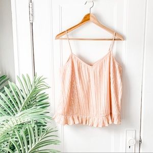 Anthropologie Sequin Tank Top sz 10